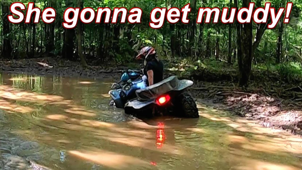 She's in trouble now! Epic day, group ride in the Ozarks Yamaha Polaris Can-am