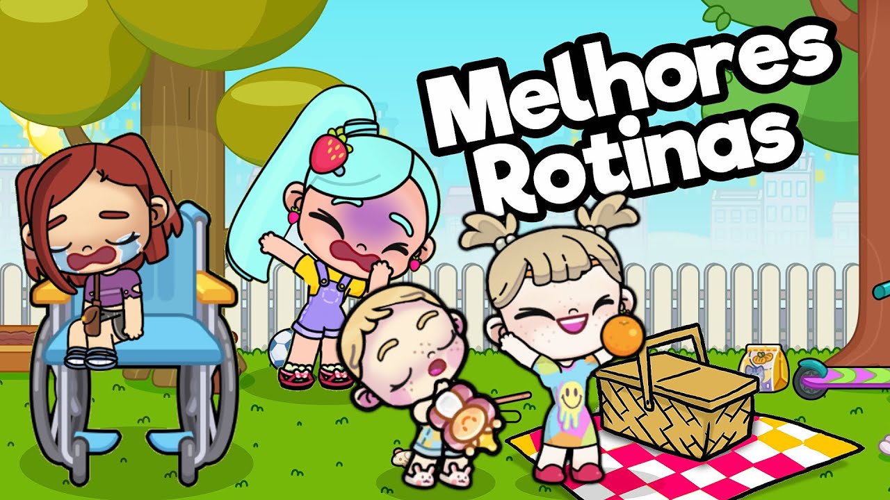 MELHORES ROTINAS (FIQUEI DOENTE NA CASA ASSOMBRADA) AVATAR WORLD