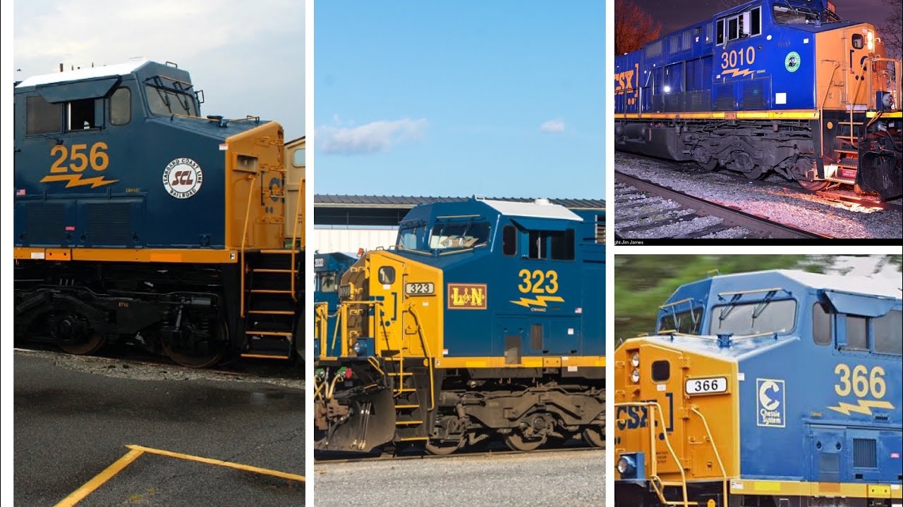 CSX Heritage Unit Dictionary! All 48 CSX Heritage Units! Past And Present, Their All Here!