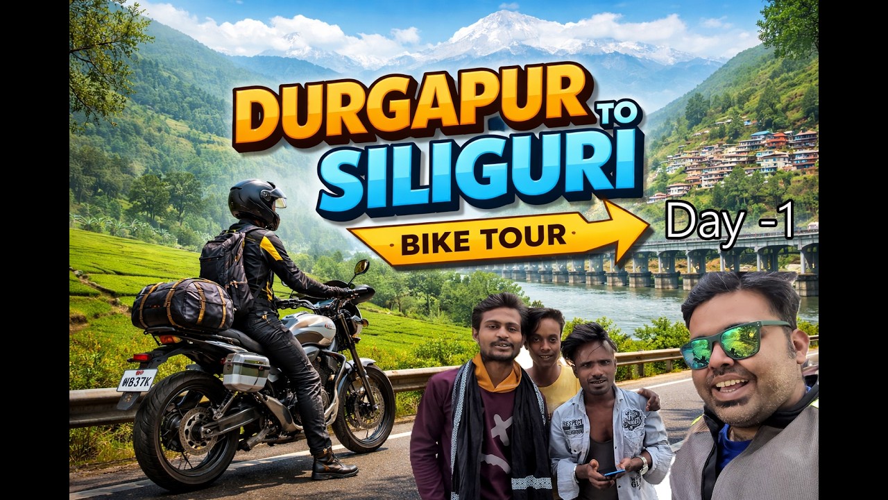 Durgapur to Siliguri Ride| Darjeeling Road Route via Bolpur, Farakka, Malda |Triumph Scrambler 400XC