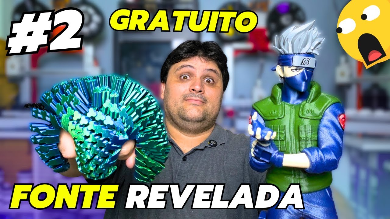 MOSTREI A FONTE DOS ARQUIVOS MAIS PROCURADOS PARA IMPRESSÃO 3D PARTE 2