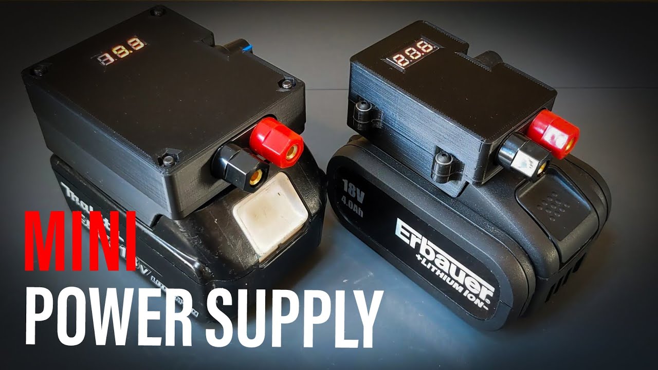 I Make A Portable DC Power Supply (For Makita LXT Drill Battery)