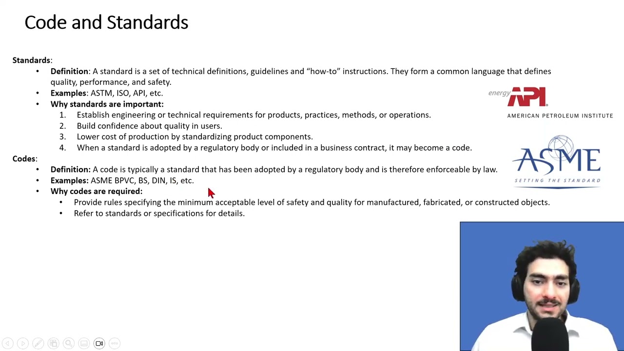 Code vs Standard: What&rsquo;s the Difference? (ASME/API Explained for Engineers)