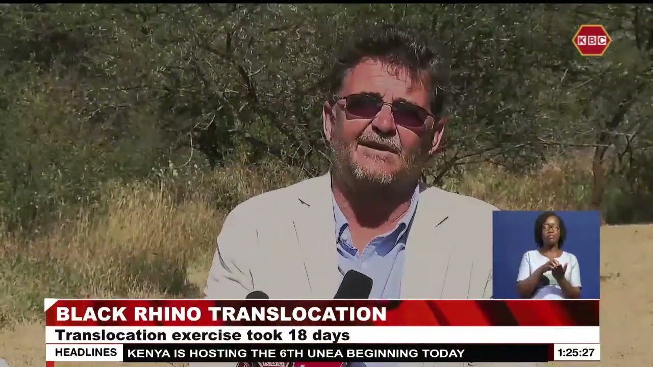 Black Rhino translocation to new habitats