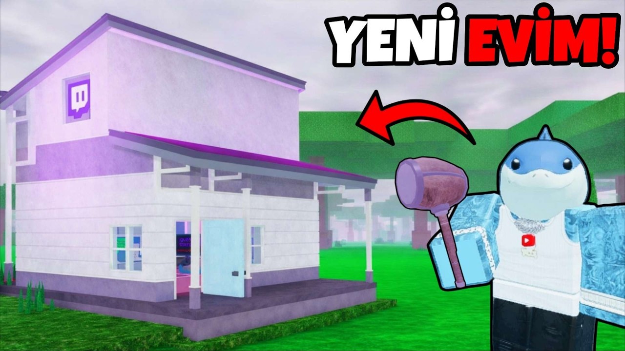 KENDİME GİZLİ EV YAPTIM! EFSANE BİR MEKAN OLDU! - Roblox Ormanda 99 Gece
