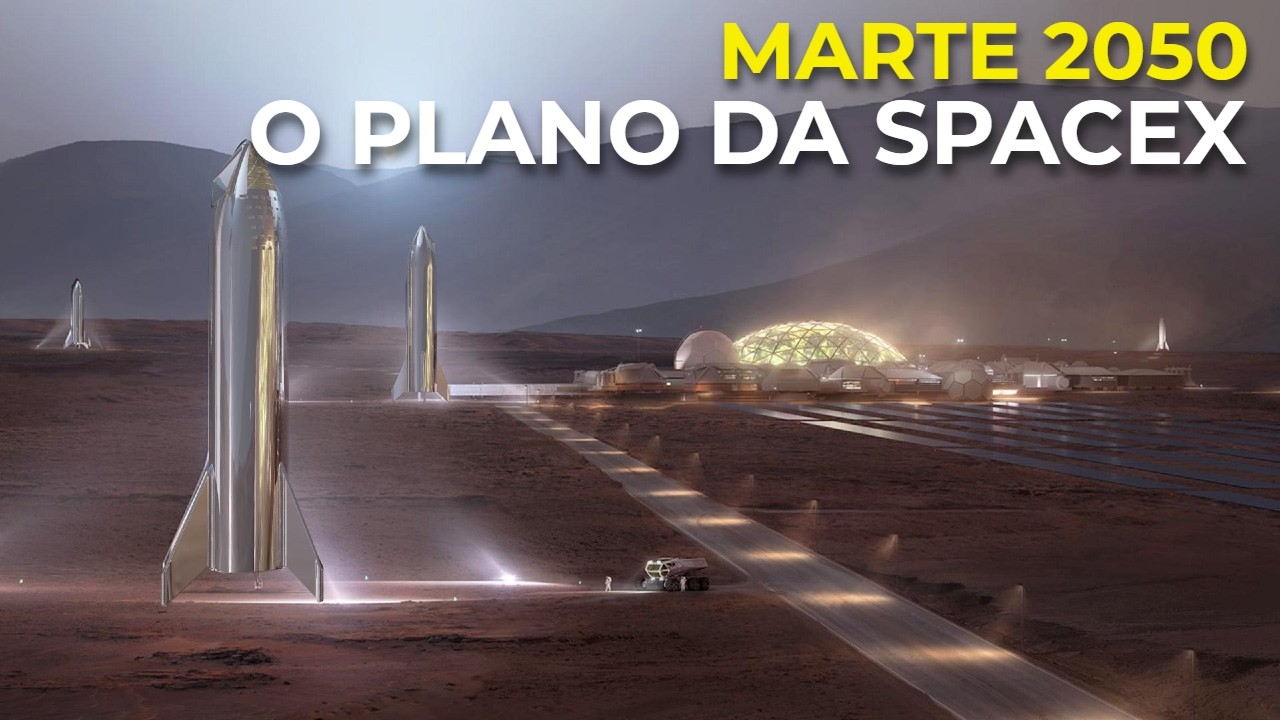 Como ELON MUSK vai construir uma CIDADE em MARTE!