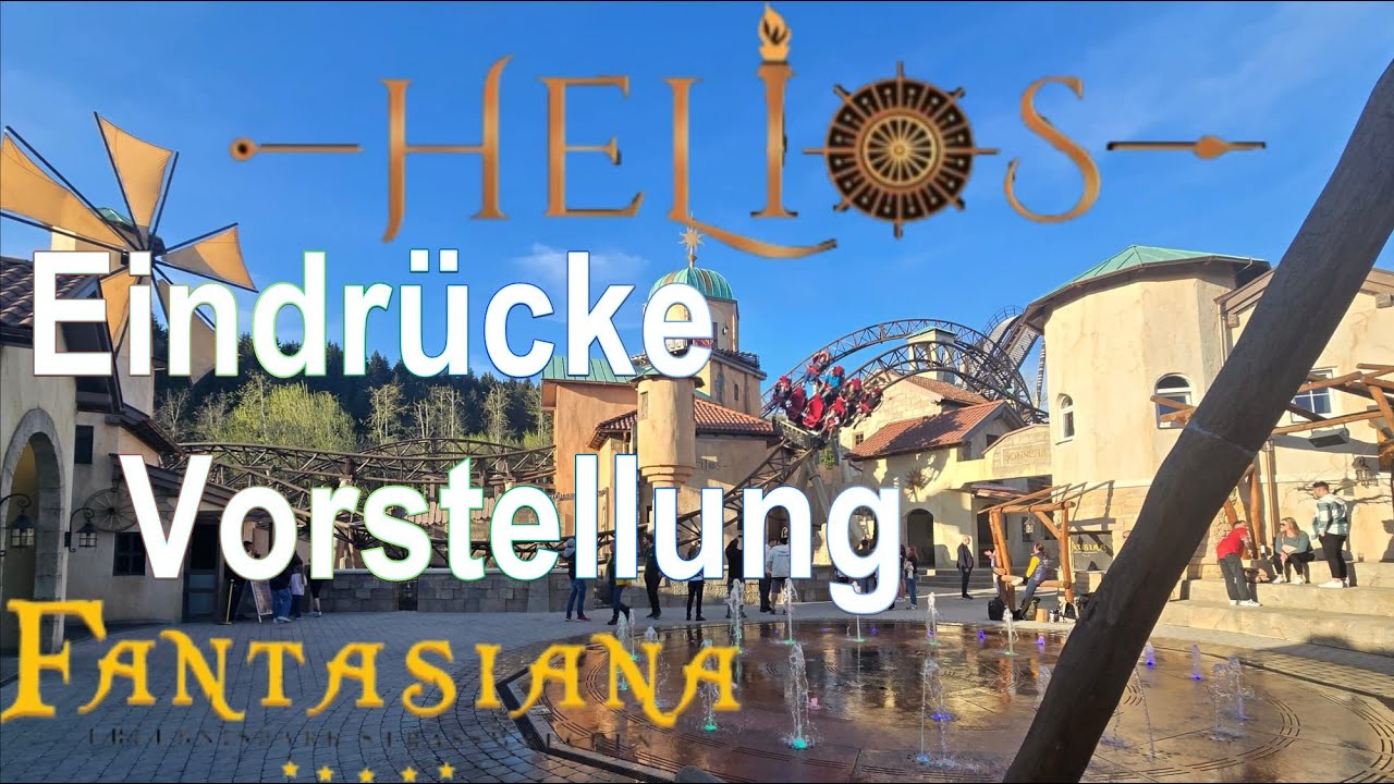 Neue Achterbahn HELIOS & Themenbereich Sonnenbucht Eindrücke Vorstellung Meinung 2025