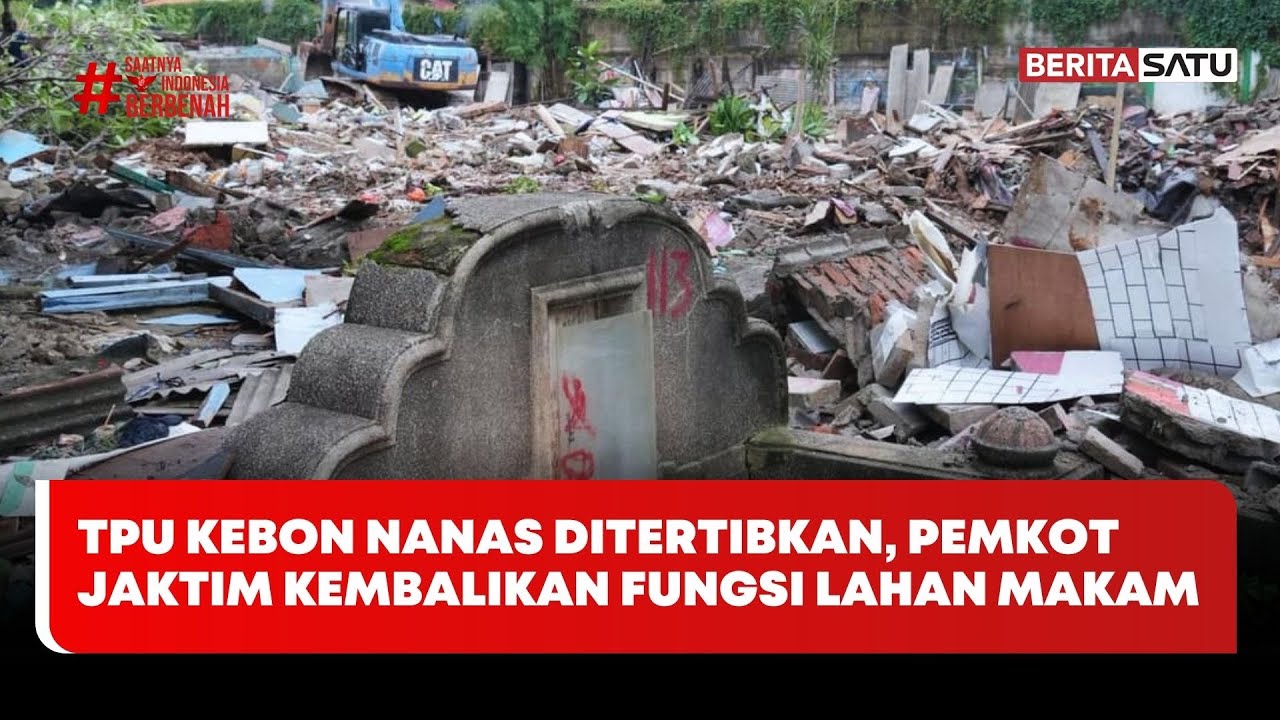TPU Kebon Nanas Ditertibkan, Pemkot Jaktim Kembalikan Fungsi Lahan Makam #beritasatu