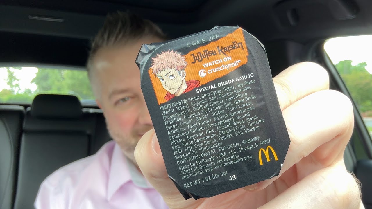 SPECIAL GRADE GARLIC SAUCE - McDonald’s x Jujutsu Kaisen - Review
