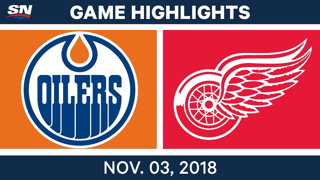 NHL Highlights | Oilers vs. Red Wings – Nov. 3, 2018