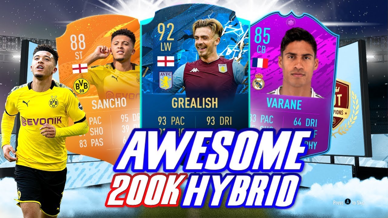 SWEATY 200K *WEEKEND LEAGUE* TEAM FIFA 20 w/ TOTS GREALISH!! | FIFA 20 200K SQUAD BUILDER