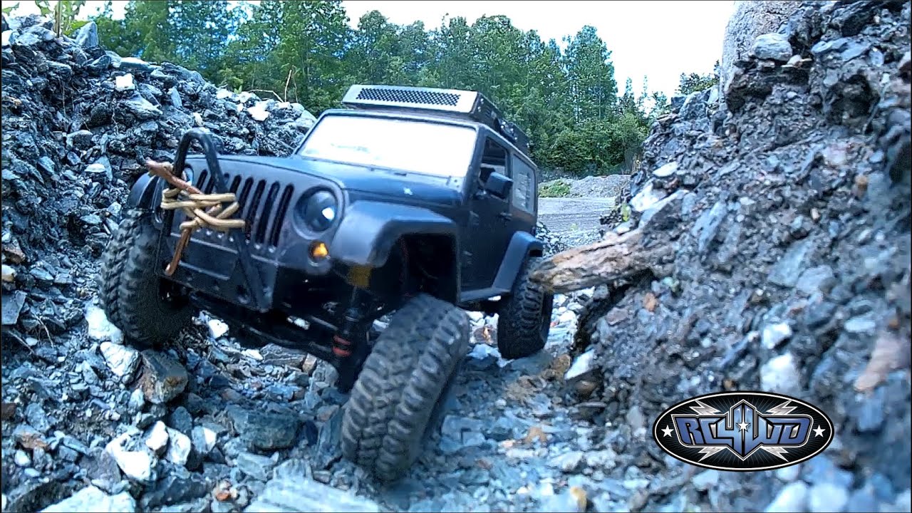 RC4WD Gelande II 1:18 BlackRock Jeep - Crawling at Stancliff Pit - Part 2 - Narrated