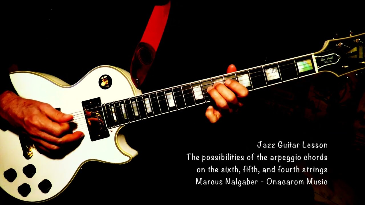 Melodic Variations with Arpeggios 1 © Jazz Guitar Lesson - Epiphone Les Paul