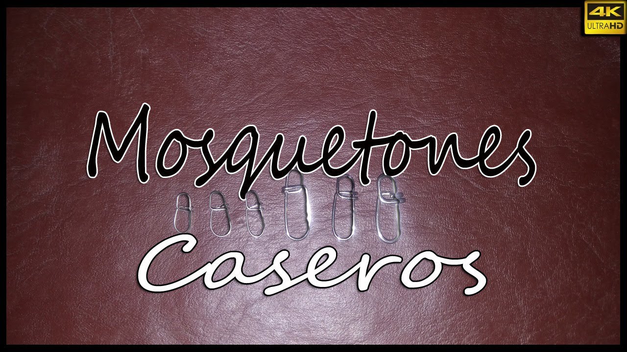 Mosquetones para pesca, mosquetón Cross Lock Snap DIY Tutorial