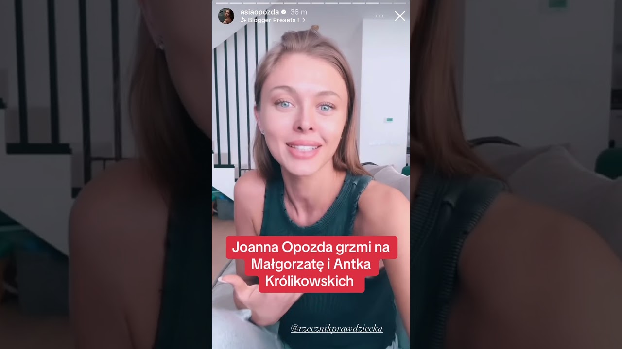 Joanna Opozda GRZMI na Królikowskich Antka i Małgorzatę #alimenty #kurator #dziecko #baby #dlaciebie