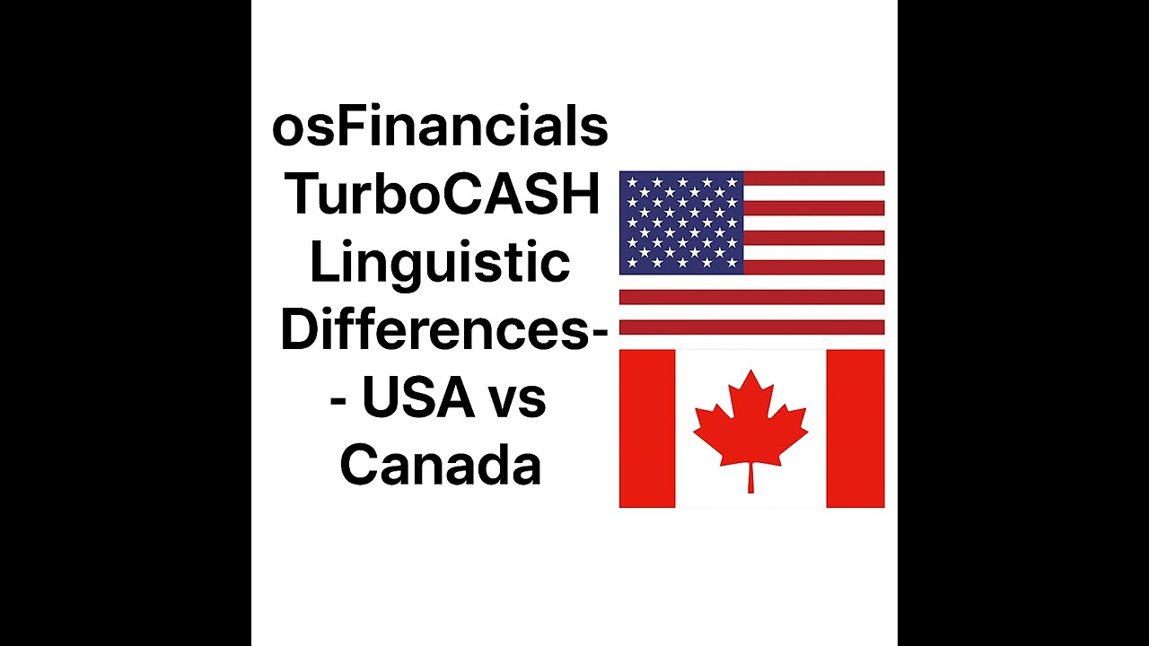 USA and CANADA - The hidden linguistics - osFinancials/TurboCASH Translations - Localization - Audio