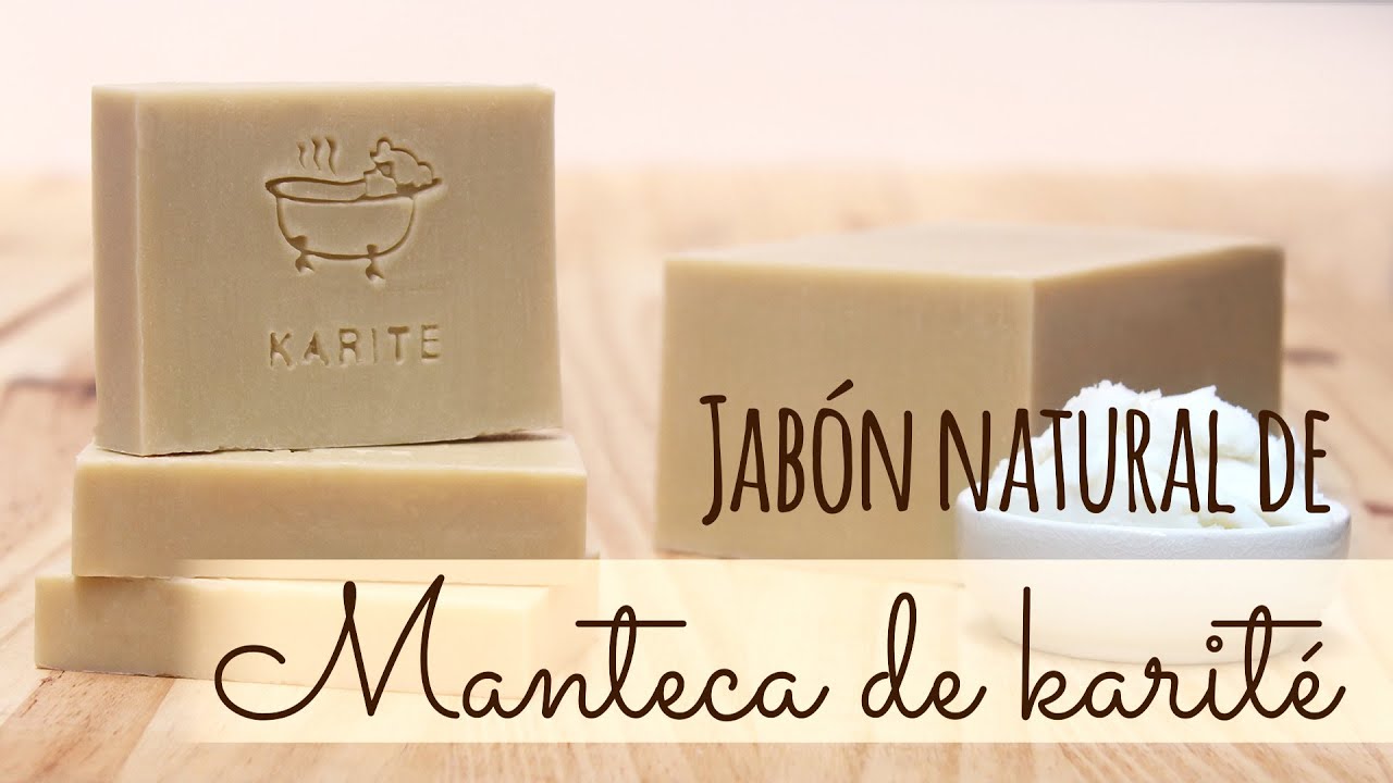 Hacer jabón de manteca de karité
