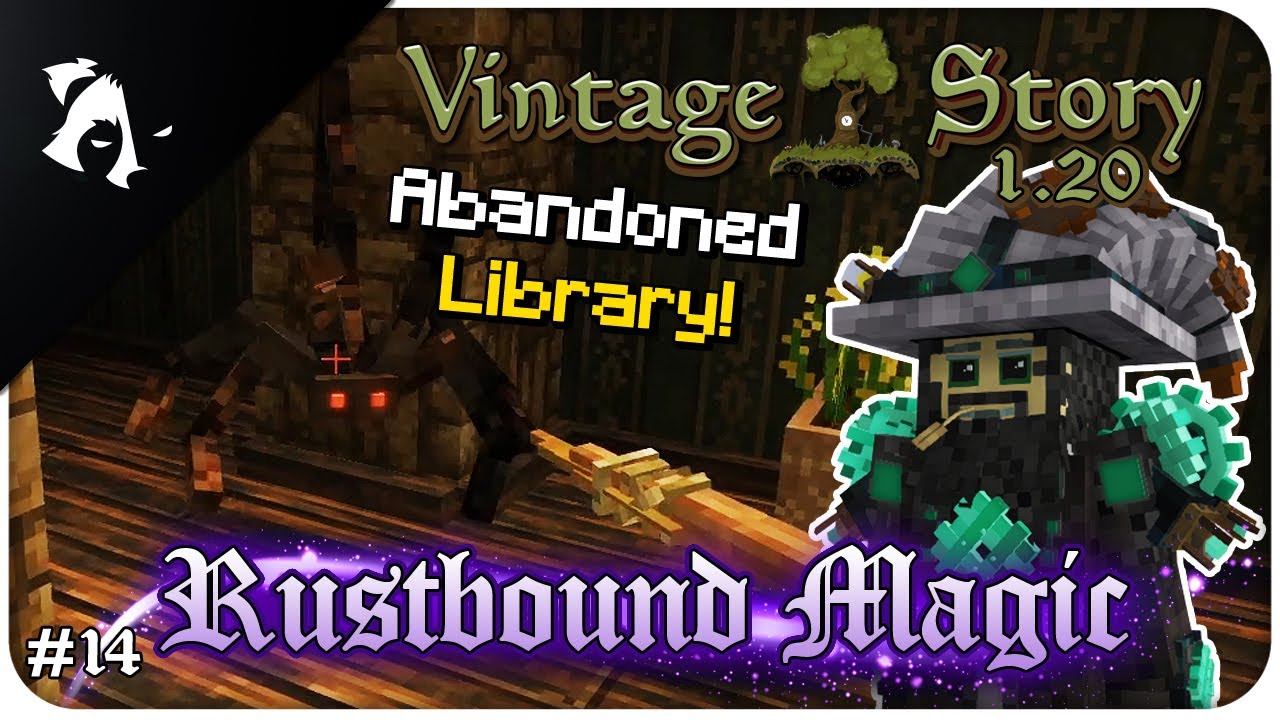 THE ABANDONED LIBRARY! | Vintage Story 1.20 RUSTBOUND SERIES EP14
