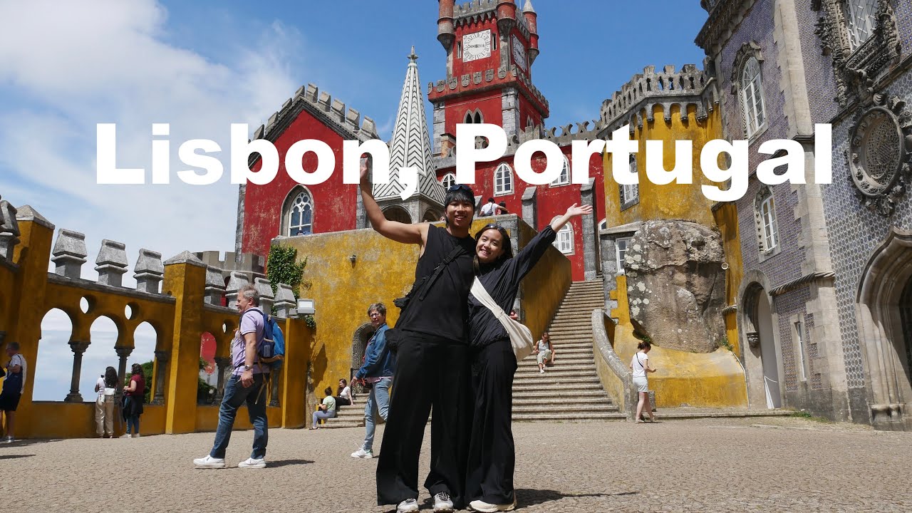Hello Lisbon! 🇵🇹 | First time in Portugal, Pena Palace, Castle of the Moors, Exploring the City