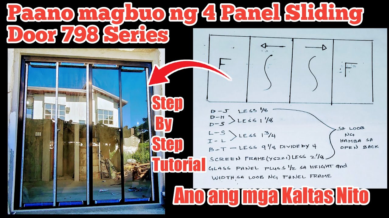 Simple Lang Ito | Paano Magbuo ng 4panel Sliding Door 798series | Part4