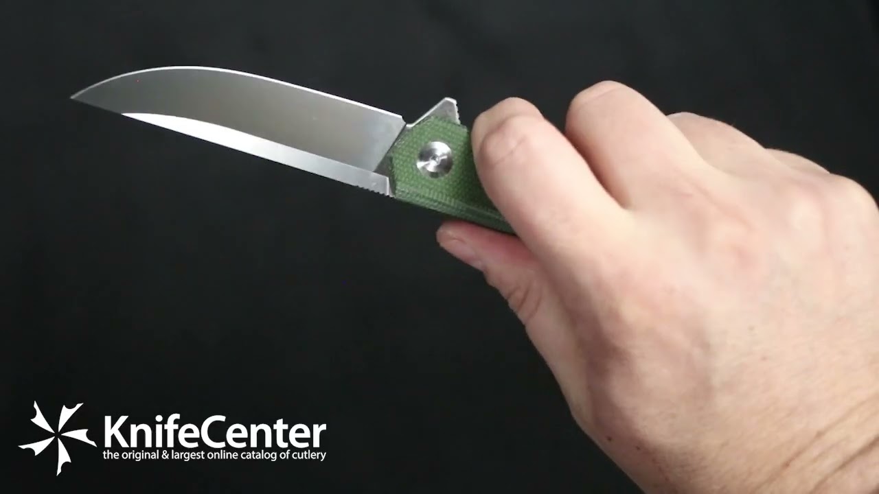 Fox BlackFox BF-740 OD Revolver Flipper Knife