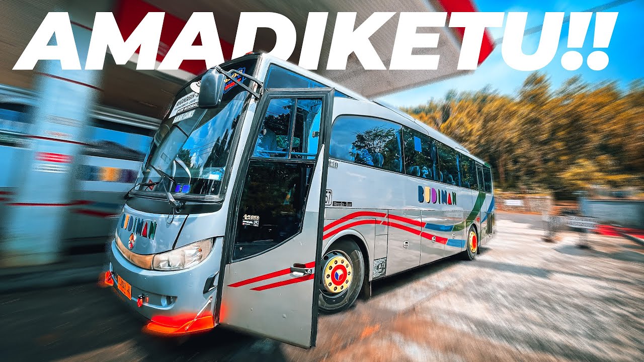 Bus Ini Istimewa, Masih Bisa Bersiul! Trip Bus BUDIMAN IL 257 Pangandaran - Bandung