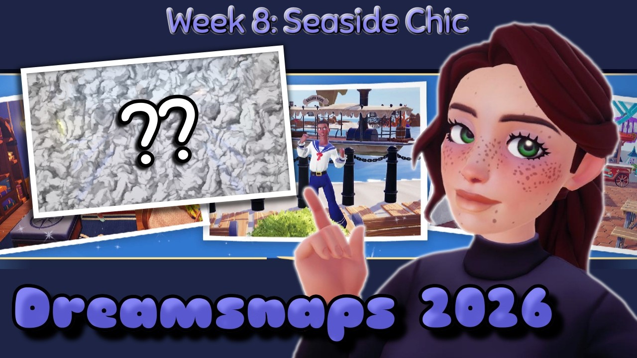 DreamSnaps 2026: Seaside Chic | Amateur Speed Build | Disney Dreamlight Valley