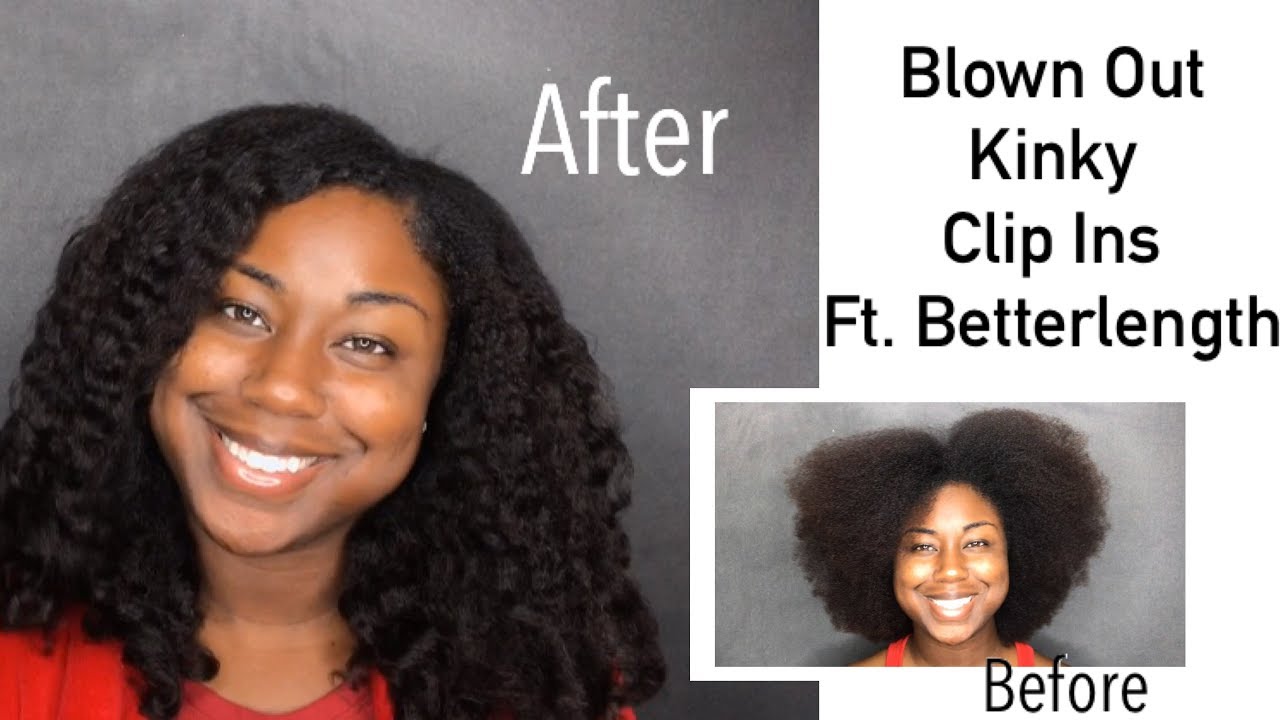 Easy Install & Styling on Blown Out Kinky Clip Ins | Betterlength