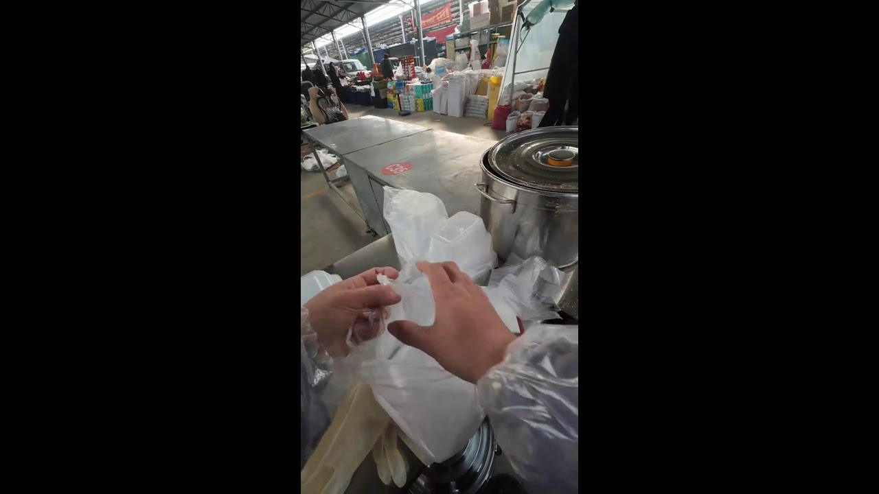 Uncut POV | Cutting & Packaging Chinese Sweets | Real-Time Market Rhythm
