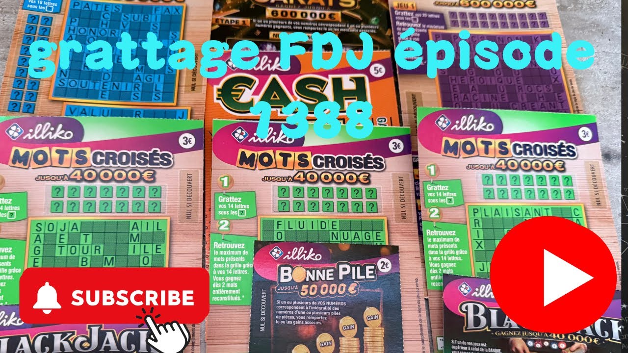 Grattage FDJ épisode 1388