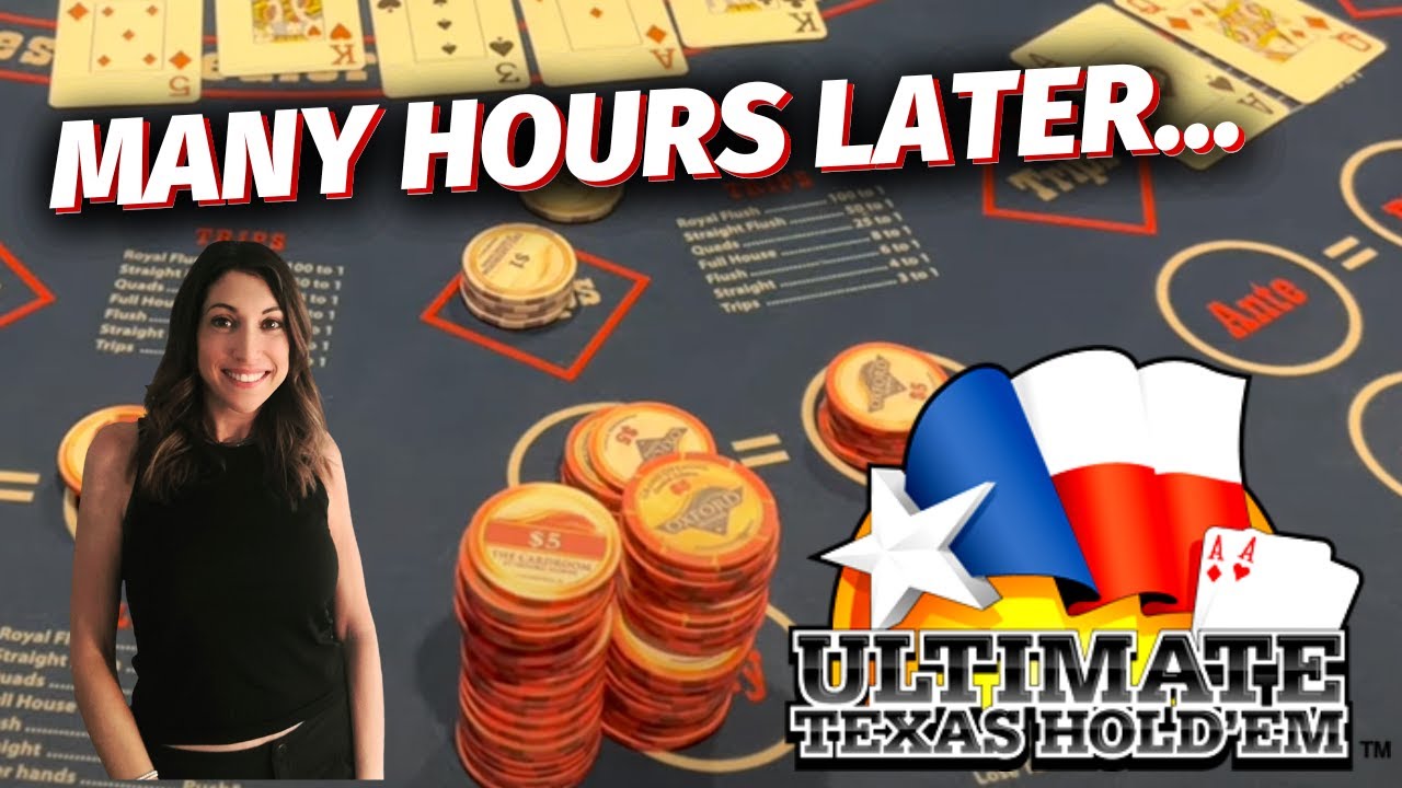 🟣 Ultimate Texas Hold Em Poker w/ Pitbull Poker, then casino SLOTS #slots #poker #casino
