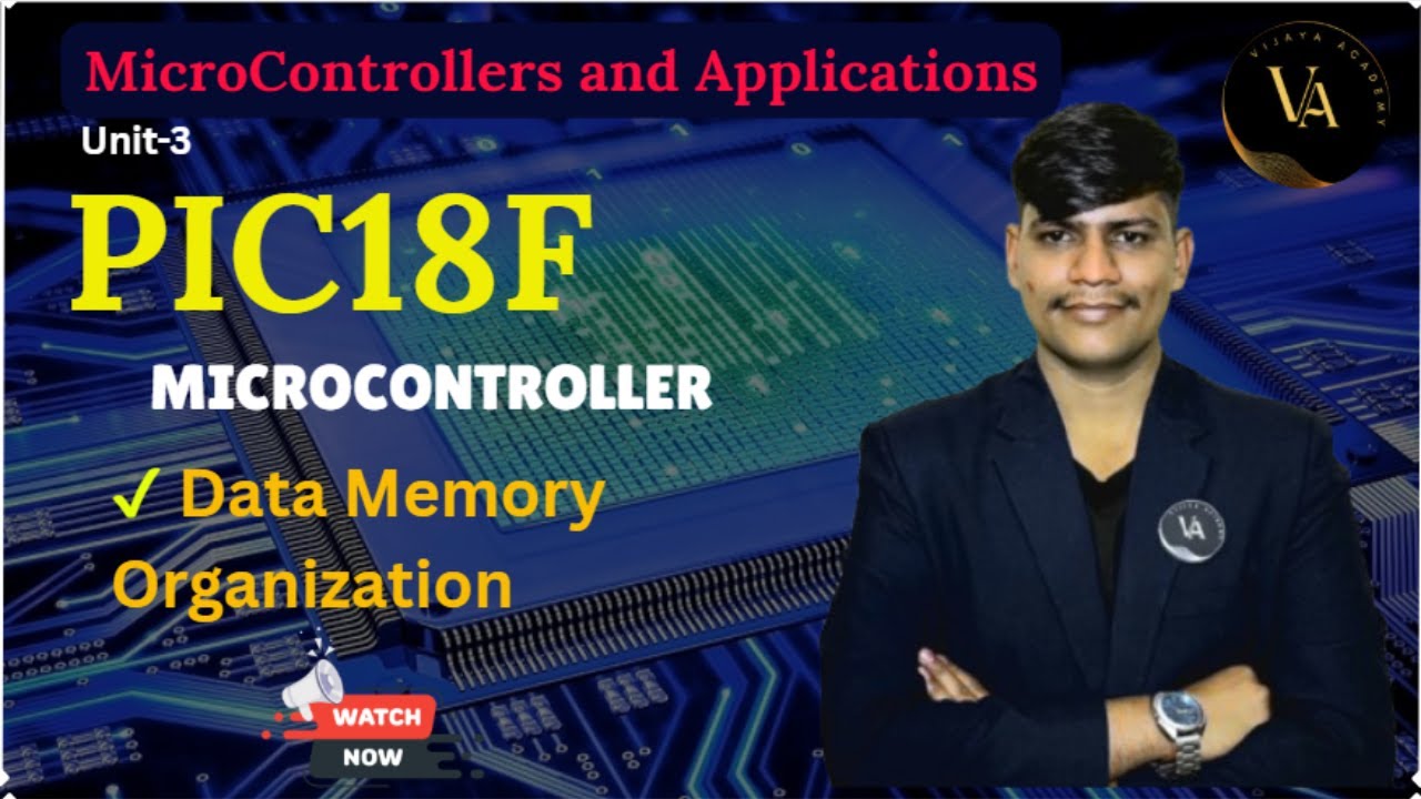 Data Memory Organization | PIC18F4550 Microcontroller |
