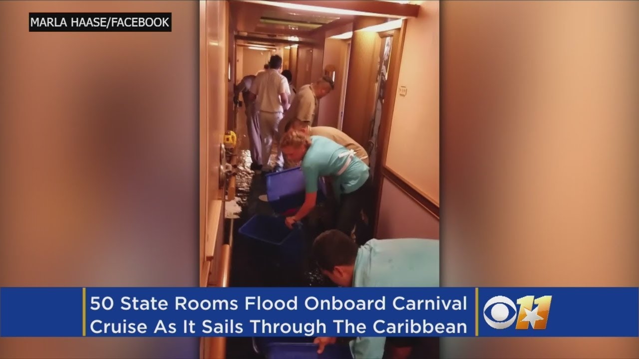Video: Staterooms Flooded On Carnival Cruise Ship After Water Line Break