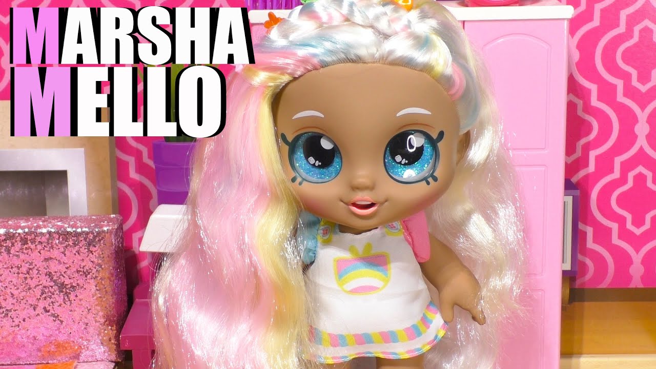 Kindi Kids MARSHA MELLO Doll Bath Time Routine