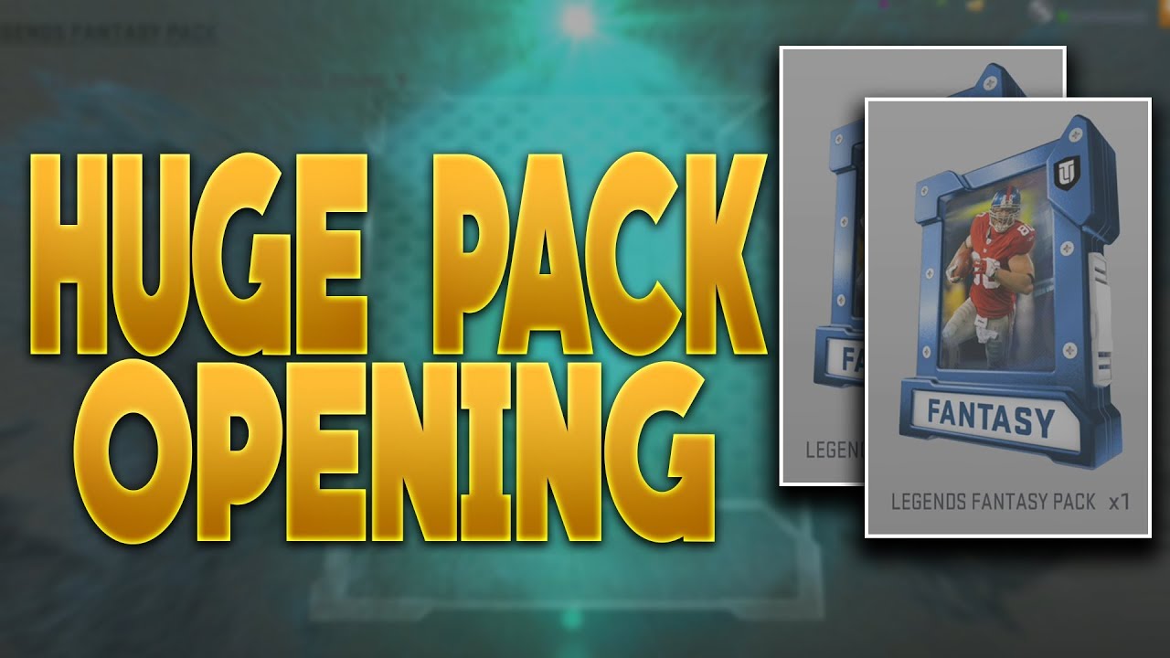FIFTEEN LEGEND FANTASY PACK OPENING! CRAZY 160K PULL! HUGE PACK OPENING!| MADDEN 19 ULTIMATE TEAM