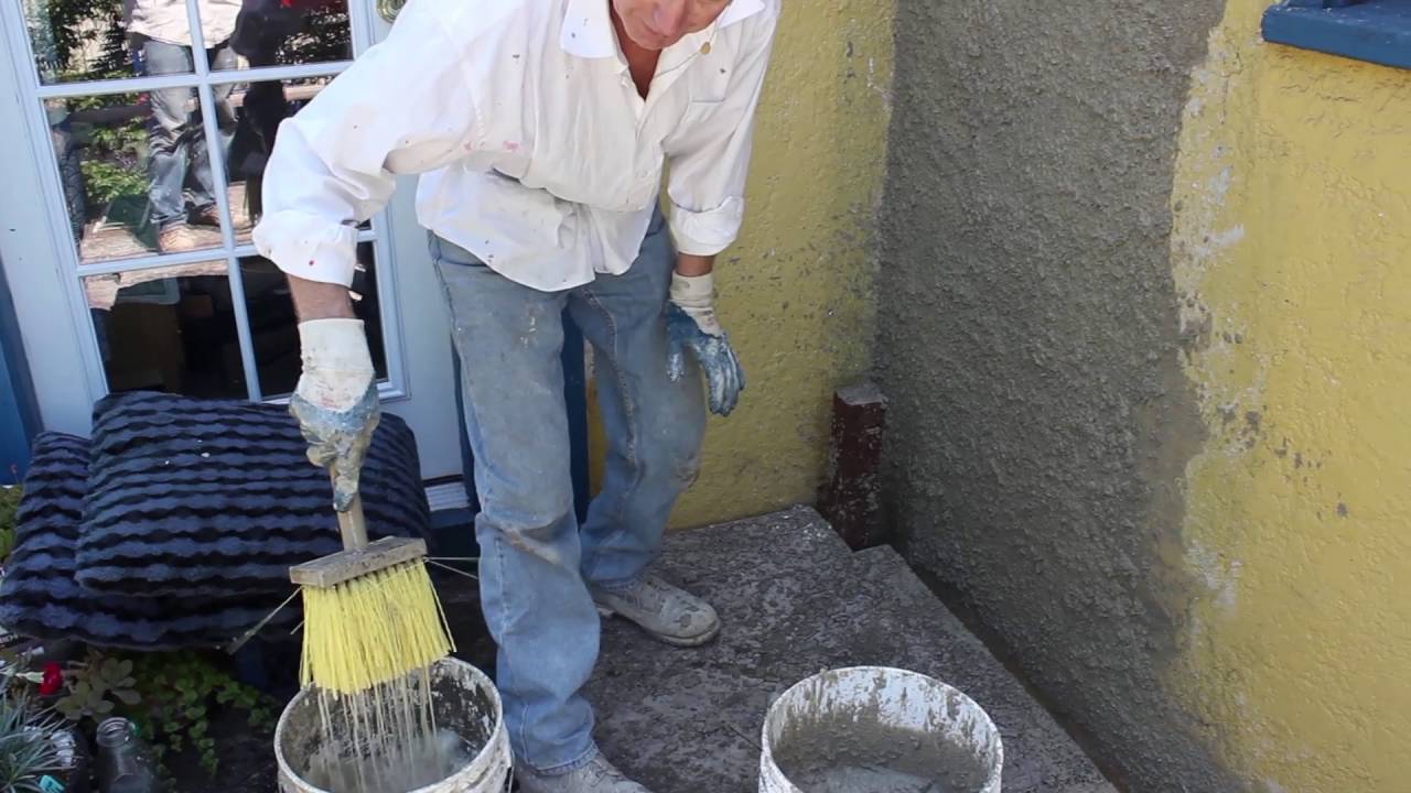 Узнайте, как наносить Knockdown Stucco Dash Finish