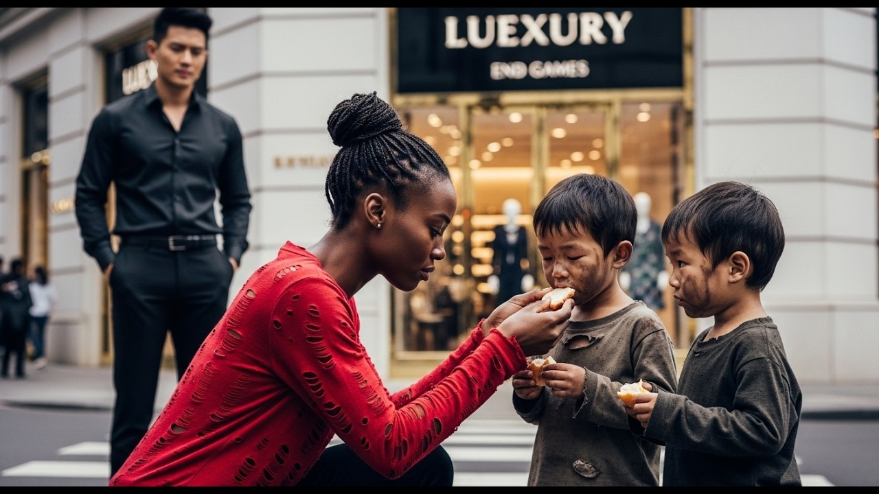 The Korean mafia boss follows a woman who stole food — then freezes when he sees his ex with twins.