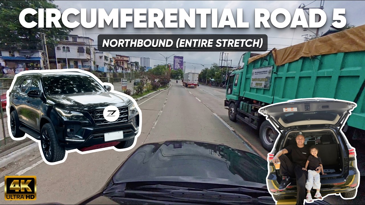 Driving C5 Northbound (2025) – C.P. Garcia Ave to Congressional Avenue | Metro Manila in 4K