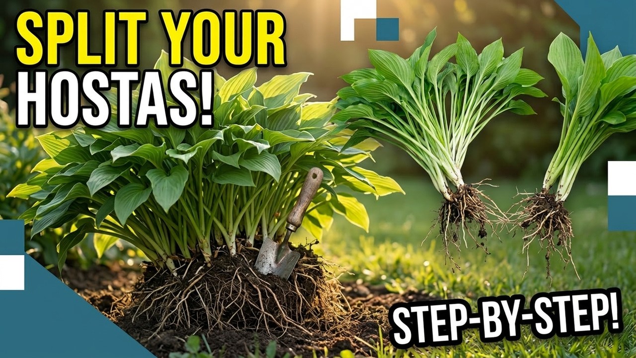 Splitting Hostas How To Split A Hosta And Dig Up Hosta Garden Plants