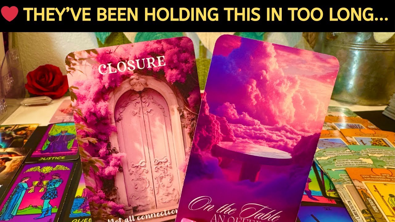 ❤️ They’ve Been Holding This In Too Long… THEY CAN'T LET IT GO! Love Tarot Reading Soulmate