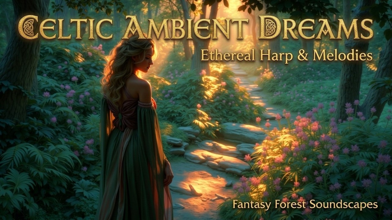 Фэнтези Кельтская атмосфера - Таинственная лесная тропа и саундтрек для приключений ~ Релакс