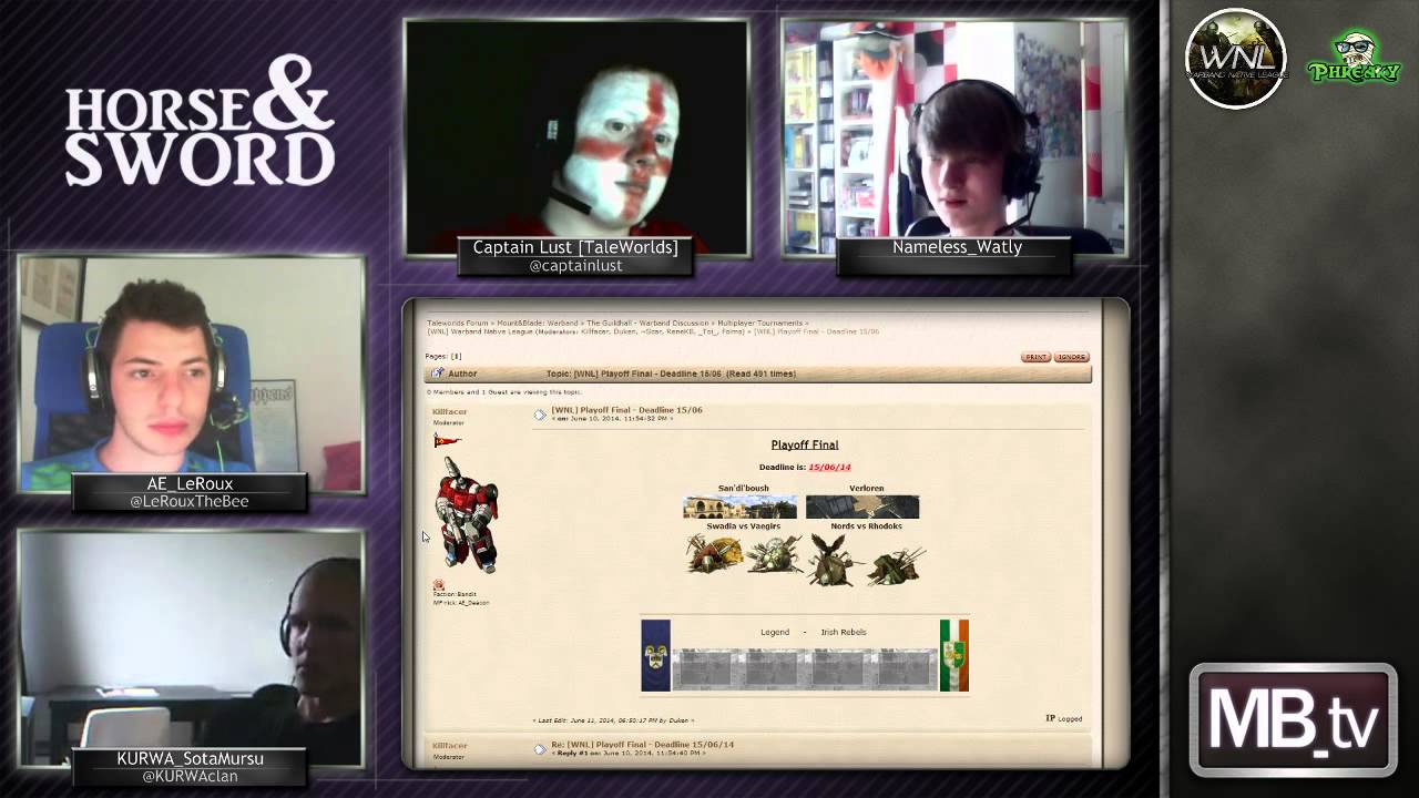 Horse&Sword | EP013 with @captainlust, @LeRouxTheBee, KURWA_SotaMursu, Nameless_Watly