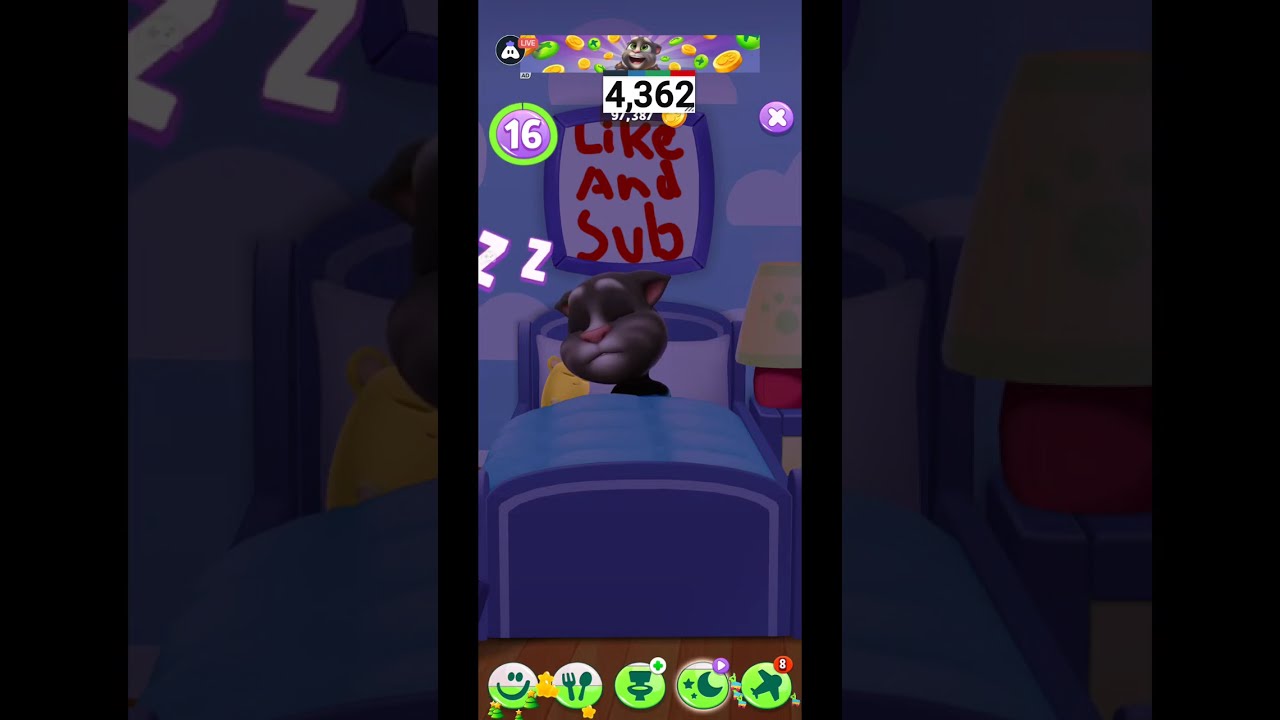 English My Talking Tom 2 : 👍 Good stream | Playing Solo | Streaming with Turnip