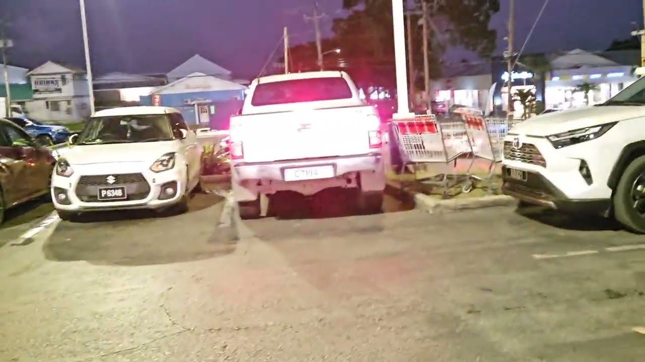 A Night Walk Around The Warren's Business & Commercial Area In Barbados 🇧🇧 (city away from city)