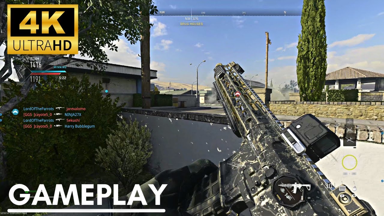 Call of Duty Modern Warfare 2 : Multiplayer INVASION Gameplay 4K [No Commentary]