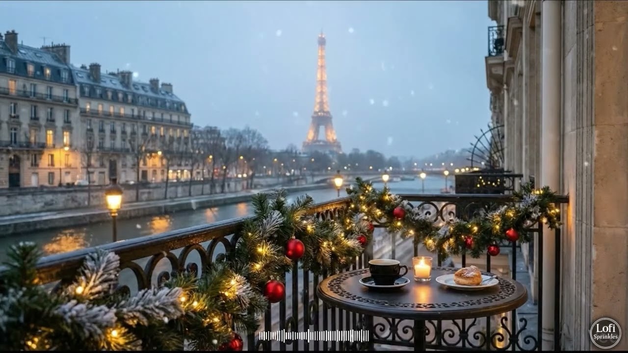 Paris Winter Lofi Hip Hop ❄️☕ | Cozy Beats to Relax & Focus