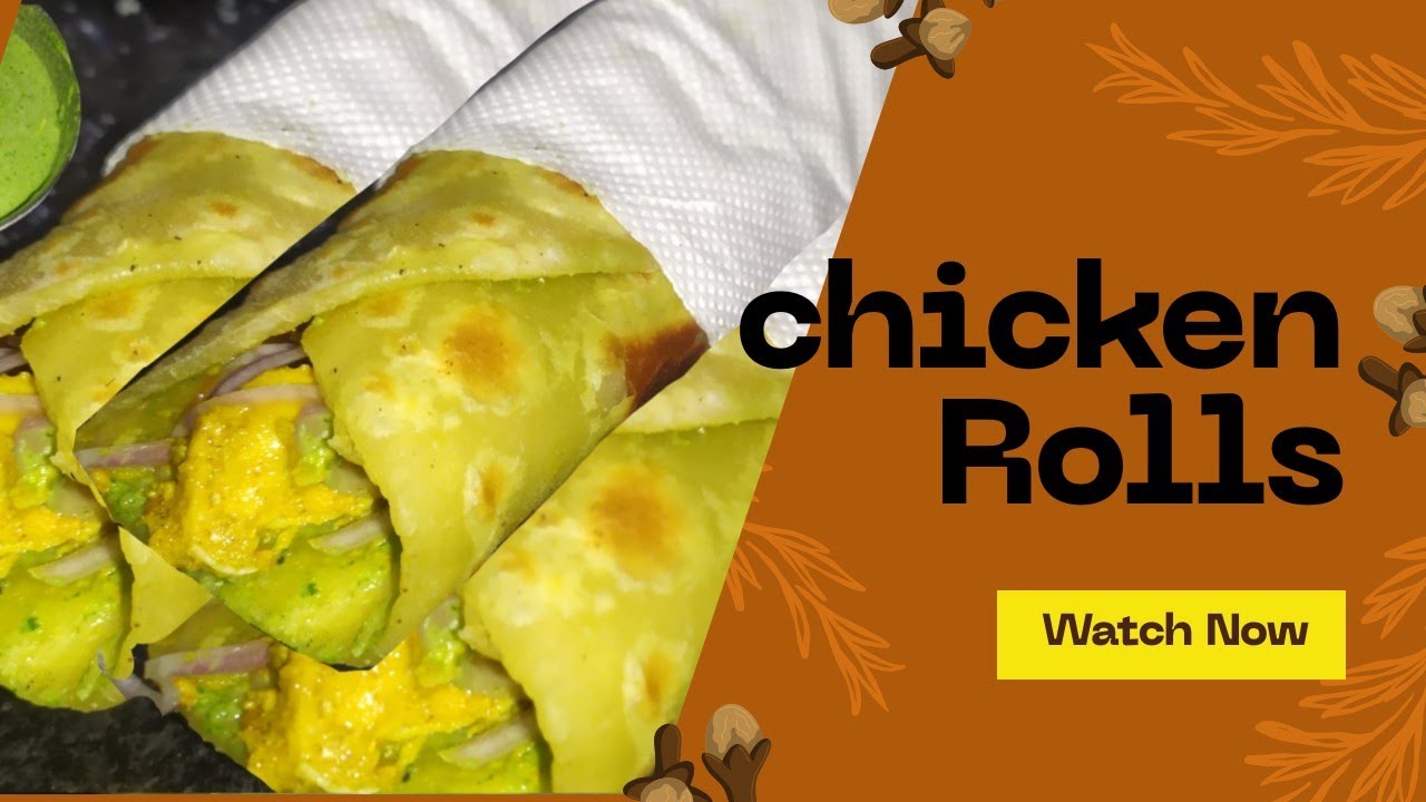 बाजार जैसा चिकेन रोल हेल्दी तरीके से | Chicken Roll Recipe | Quick chicken roll | kr cooking point