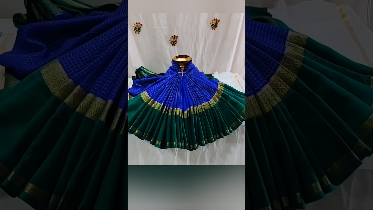 Varamahalakshmi saree draping #shorts #drapery #Varalakshmisareedraping