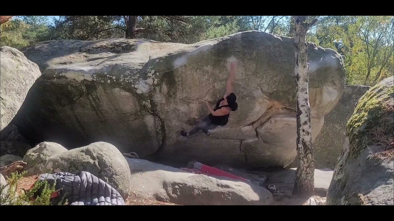 Fontainebleau 2021 Bouldering: 7A to 7C [Ankur, Sylvia & Pedro]