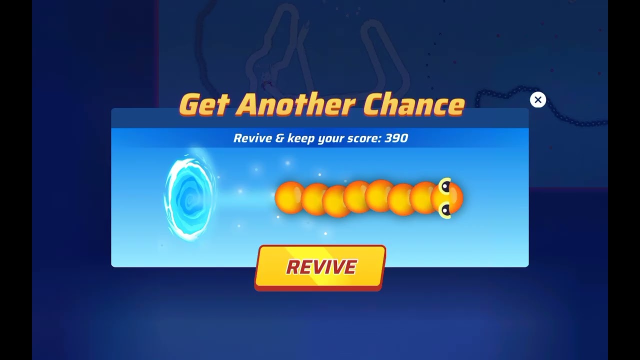 Playing snake.io for the first time